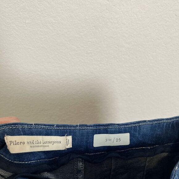 Anthropologie Pilcro & The Letterpress Ultra High Rise Wide Leg Jeans Women's 25 - Picture 5 of 5
